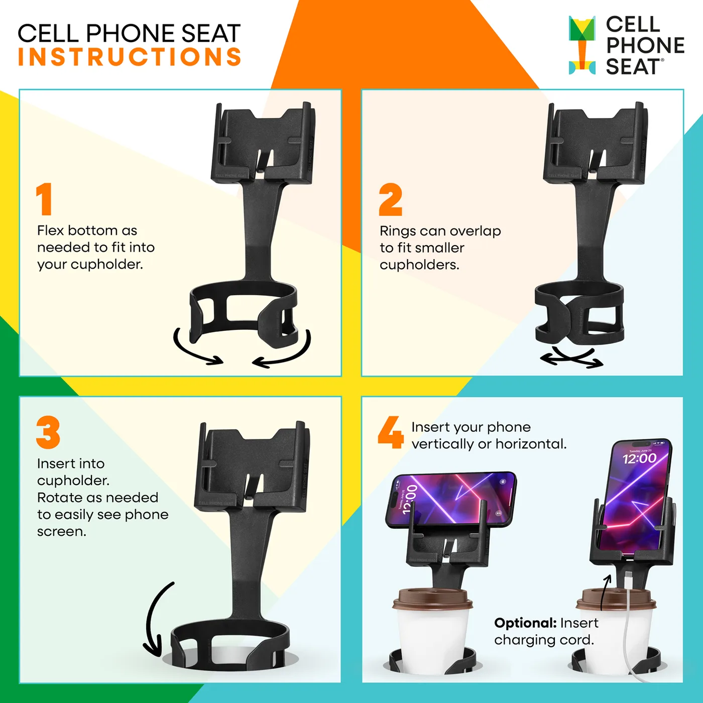 How to set up Cell Phone Seat