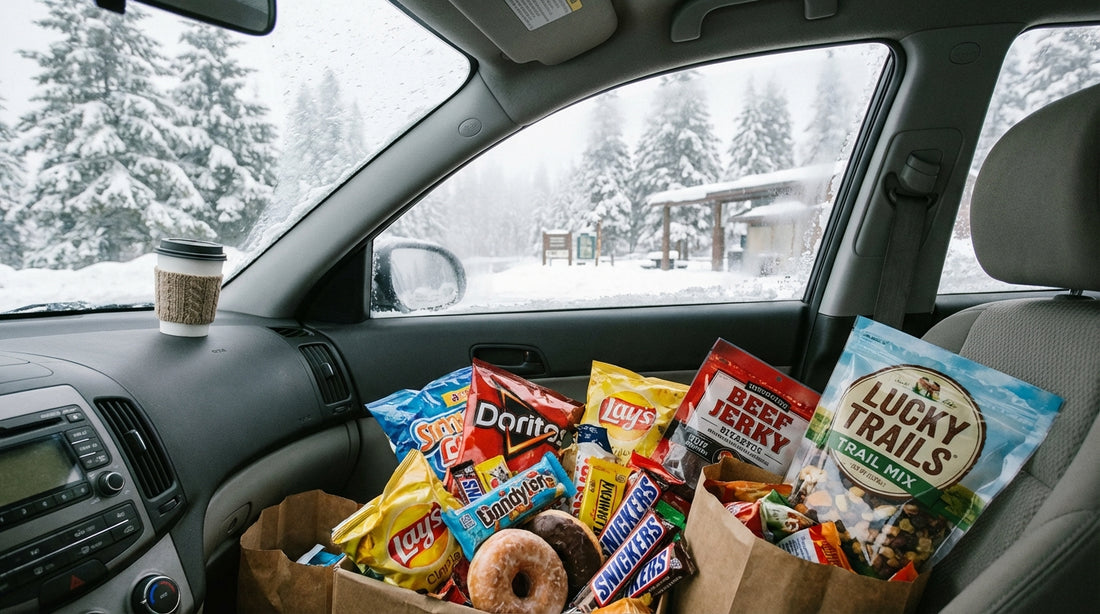 road trip snacks - Cell Phone Seat cup holder mount