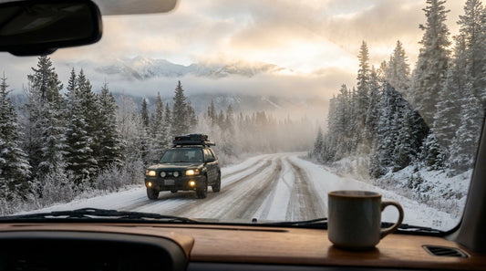 winter road trips - Cell Phone Seat cup holder mount