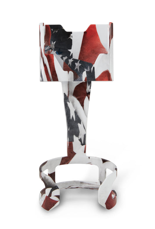 American Flag Cell Phone Seat Universal Smartphone Cupholder Phone Mount for Cars and Trucks
