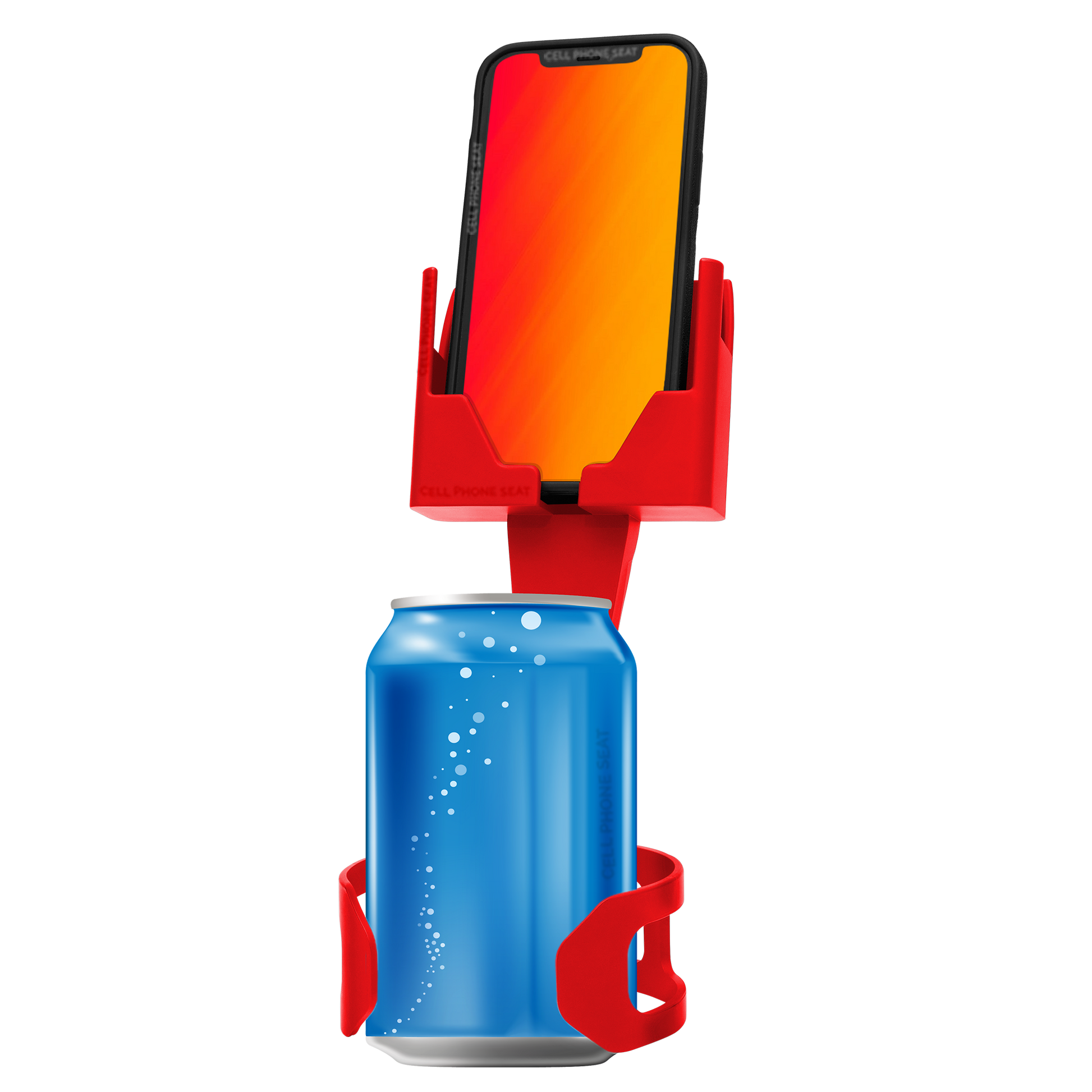 Cell Phone Seat comes in red and is the best phone car mount