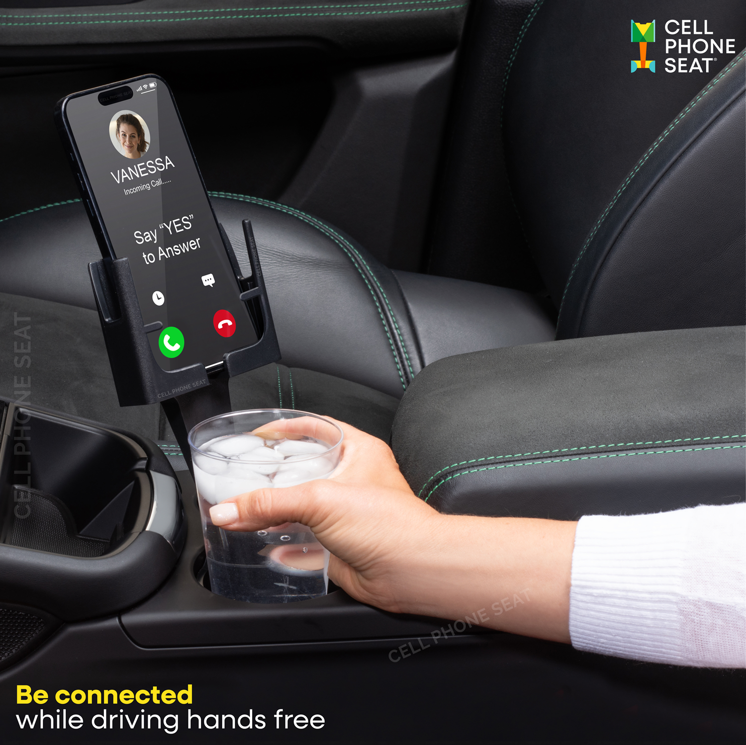 Be connected while driving hands free