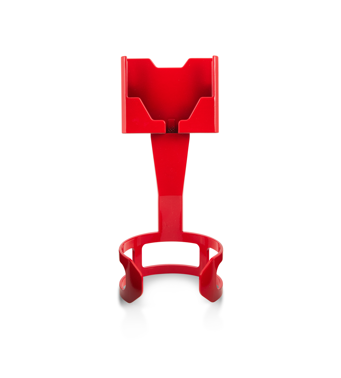 Fire Engine Red Cell Phone Seat Smartphone Cupholder Phone Mount for Cars and Trucks Front View