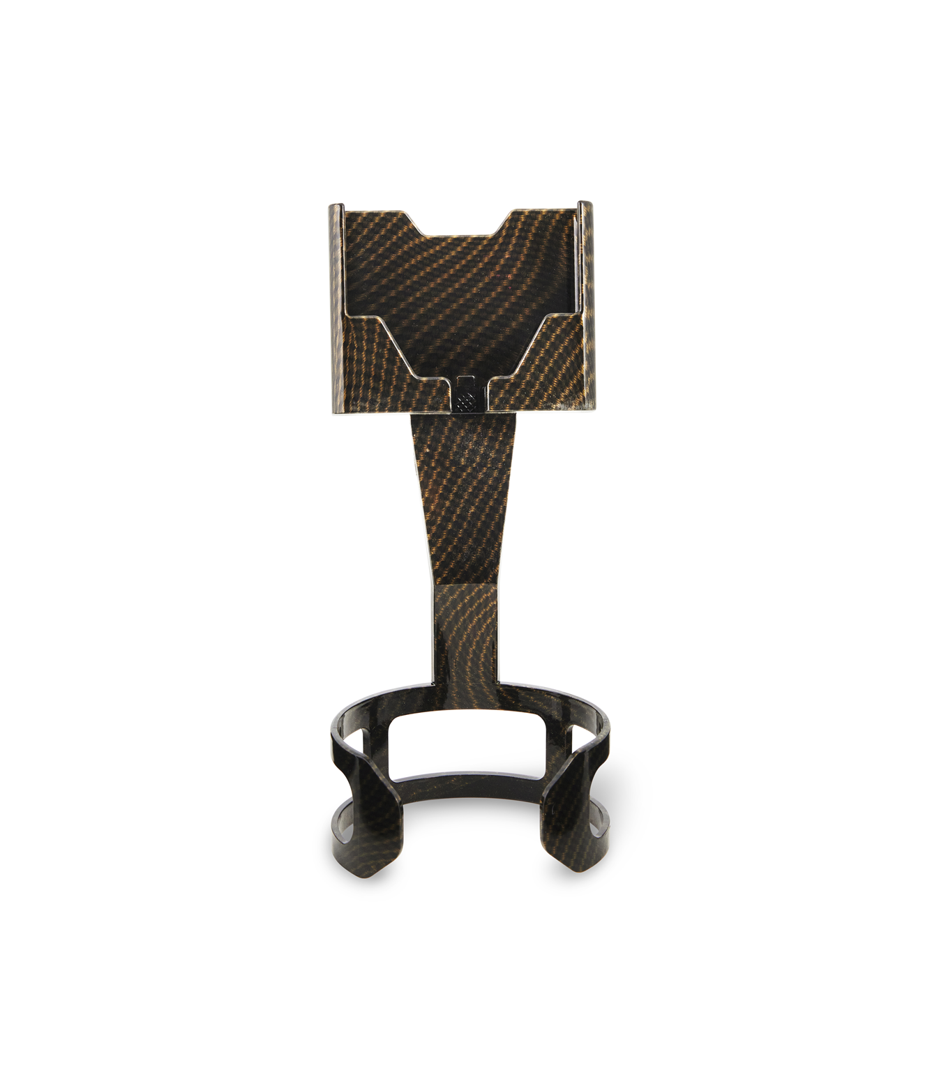 Gold Carbon Cell Phone Seat Smartphone Cupholder Phone Mount