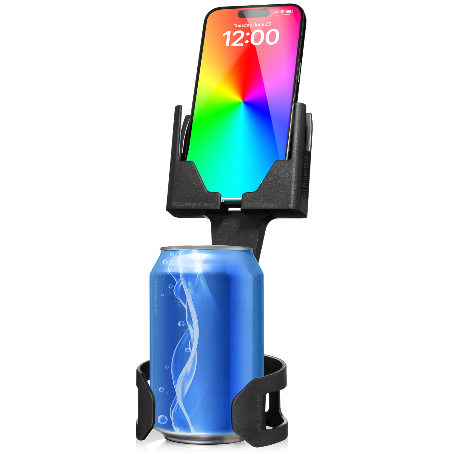 Holder for Cell Phone Cell Phone Seat in Midnight Black