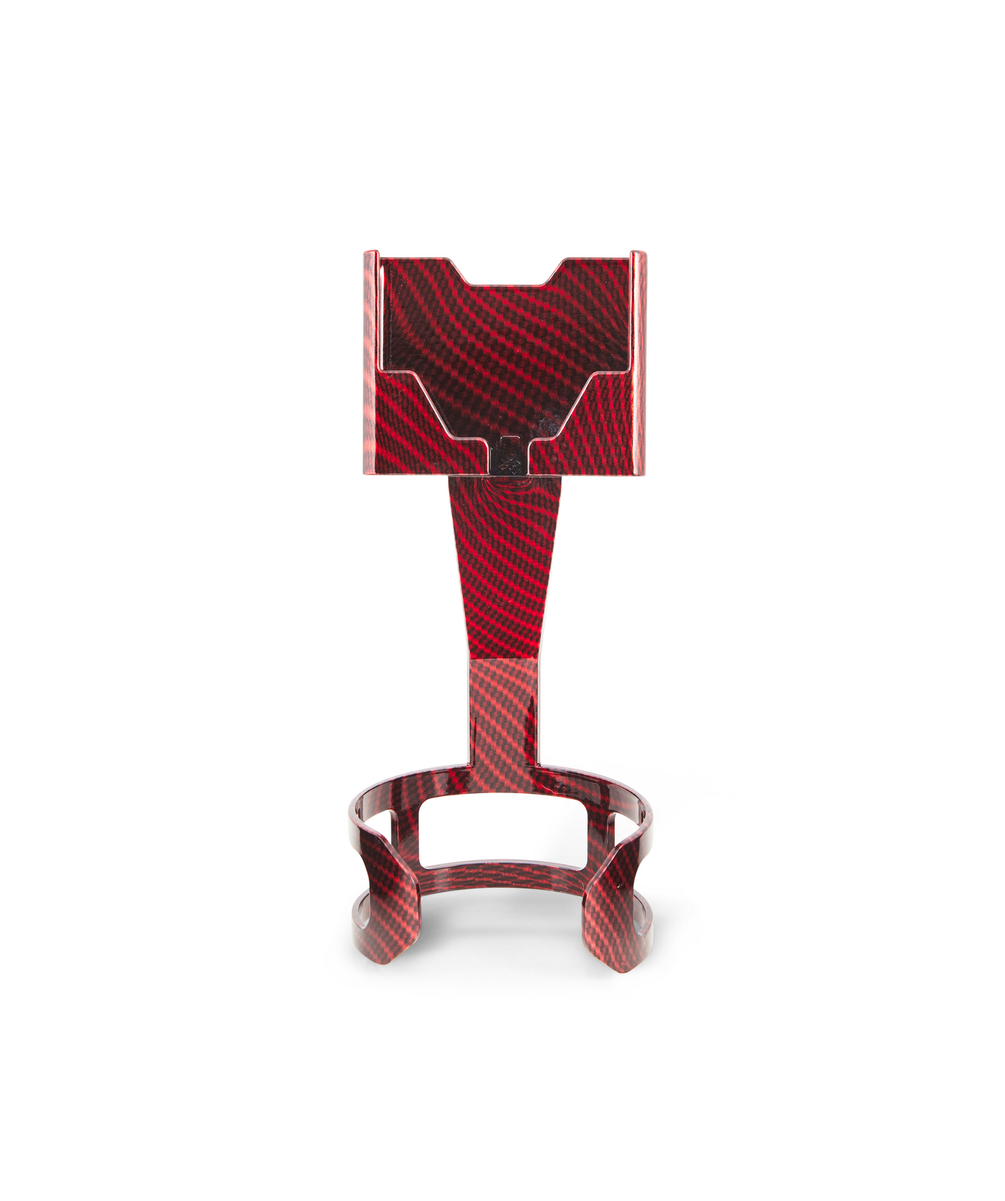 Red Carbon Colored Cup Phone Holder