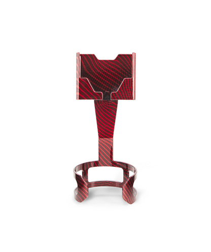 Red Carbon Colored Cup Phone Holder